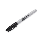 Sharpie Black Permanent Marker Fine Point / Tip 1.0MM